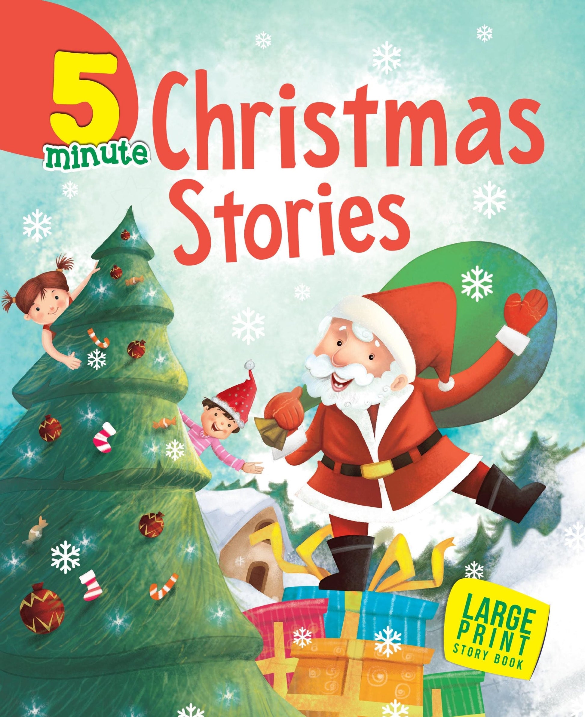 5 Minute Christmas Stories : Large Print - Om Books - Swadesiicart