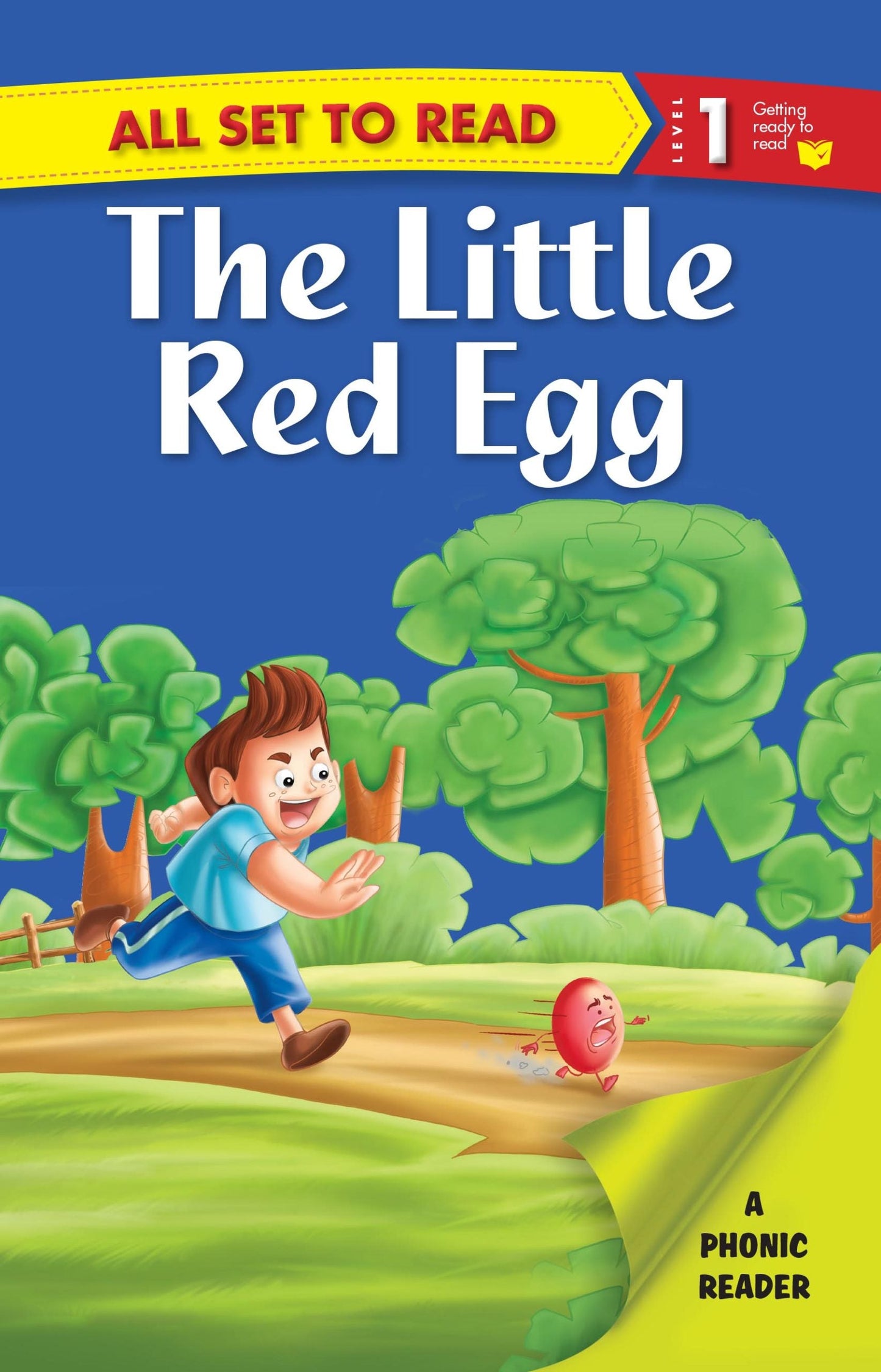 All set to Read A Phonics Reader The Little Red Egg - Om Books - Swadesiicart