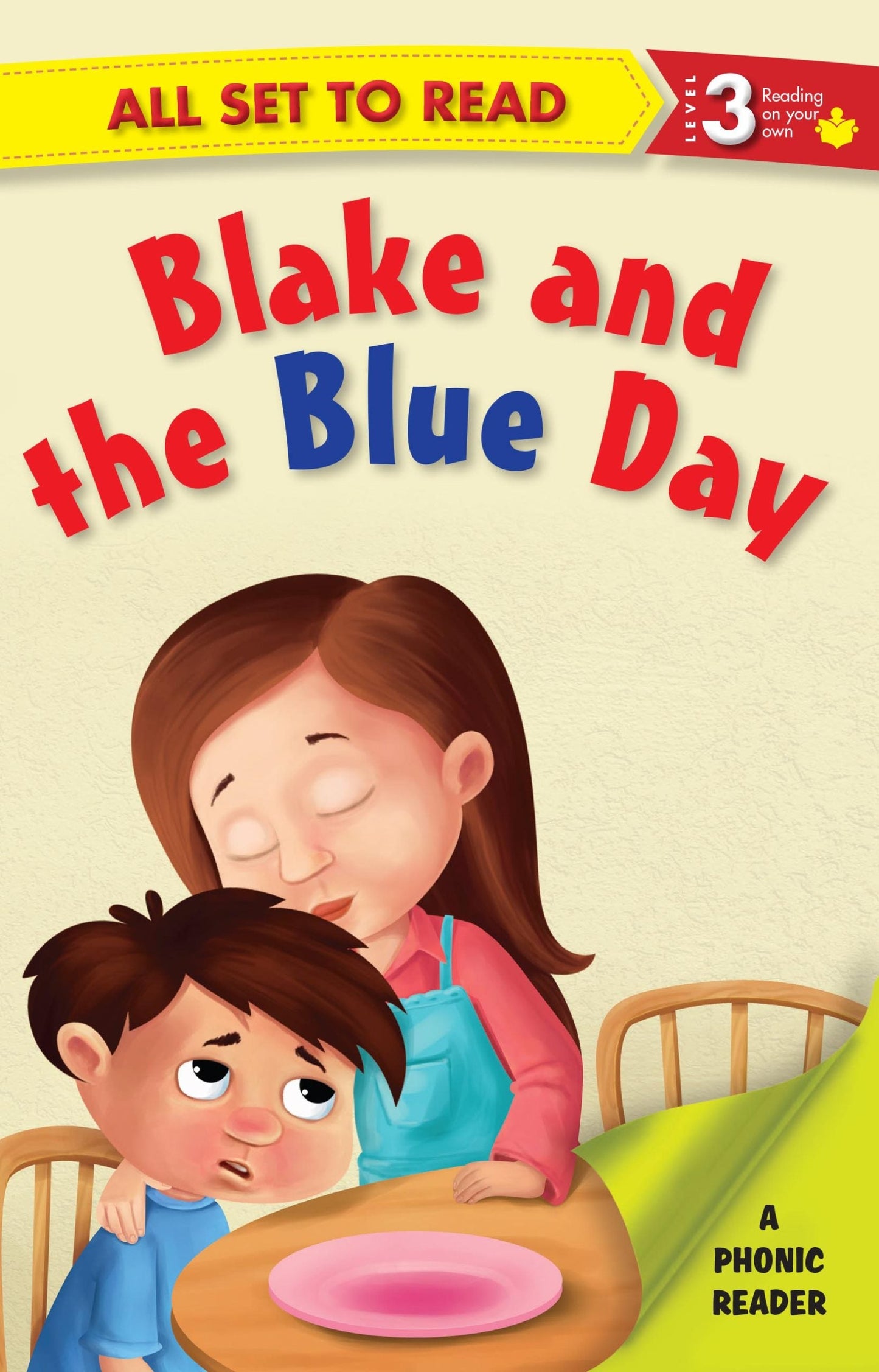 All set to Read A Phonics Reader Blake and the Blue Day - Om Books - Swadesiicart