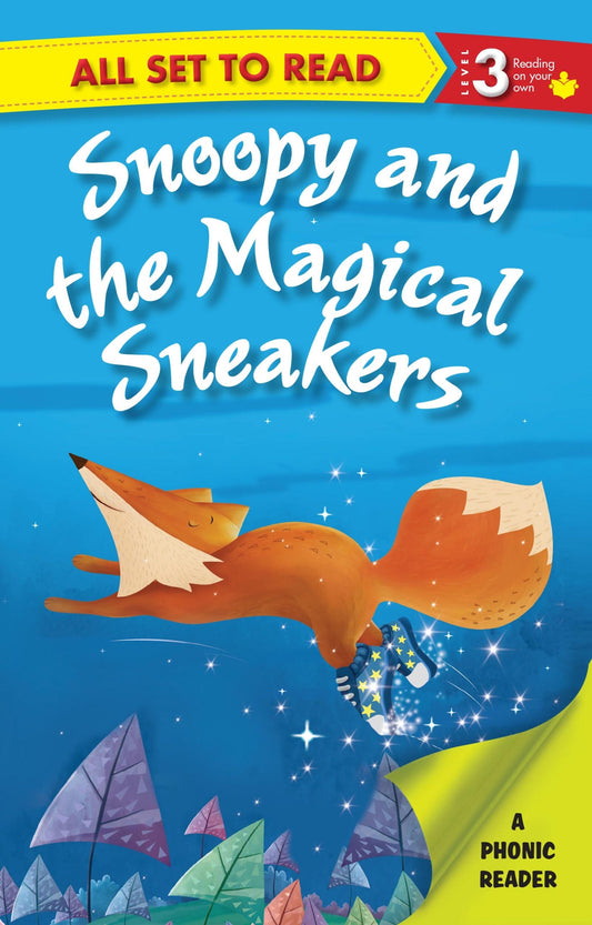 All set to Read A Phonics Reader Snoopy and the Magical Sneakers - Om Books - Swadesiicart