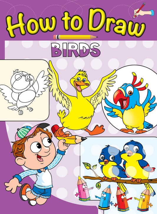 How to Draw Birds - Om Books - Swadesiicart