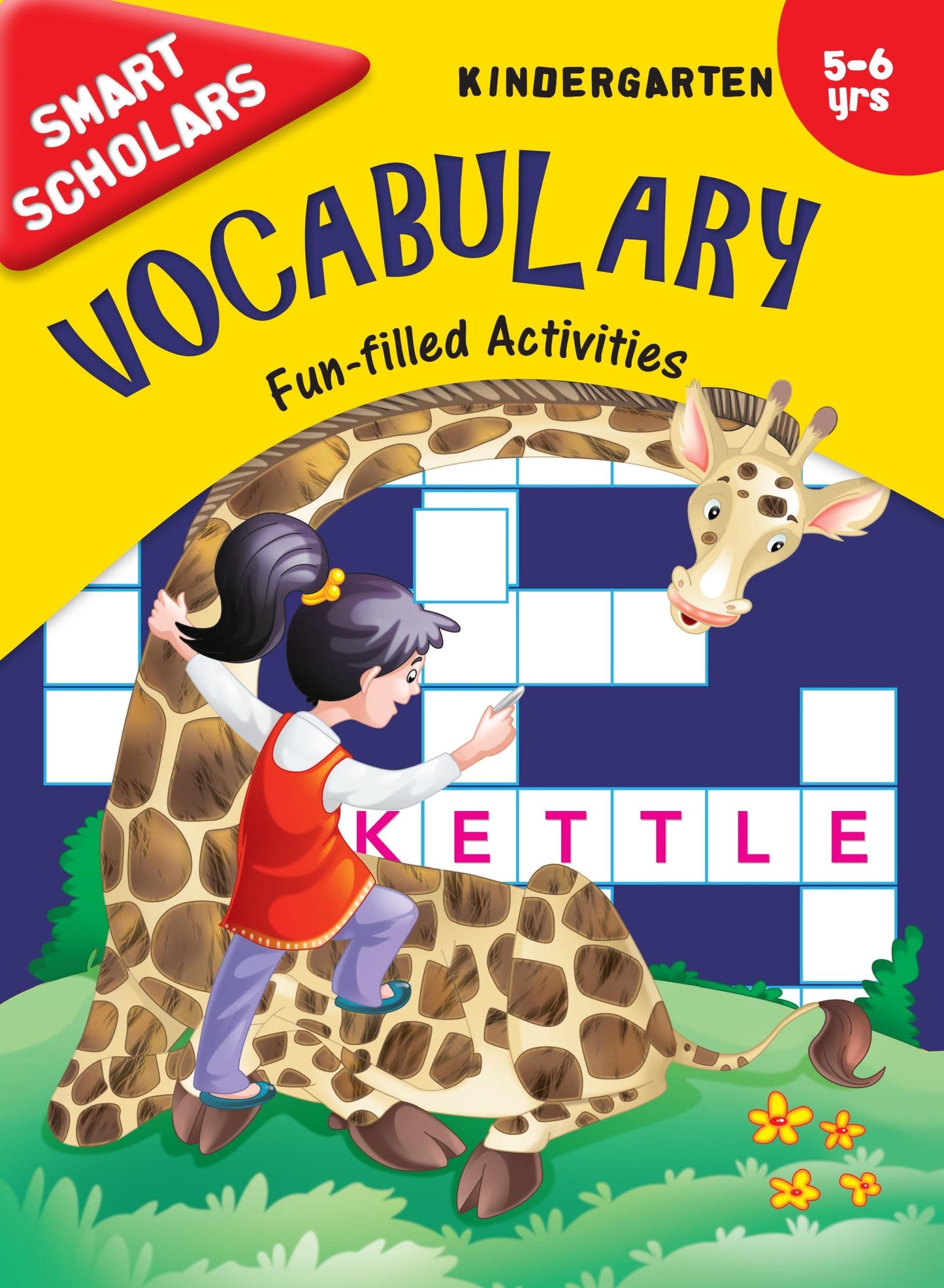 Smart Scholars Kindergarten Vocabulary - Om Books - Swadesiicart