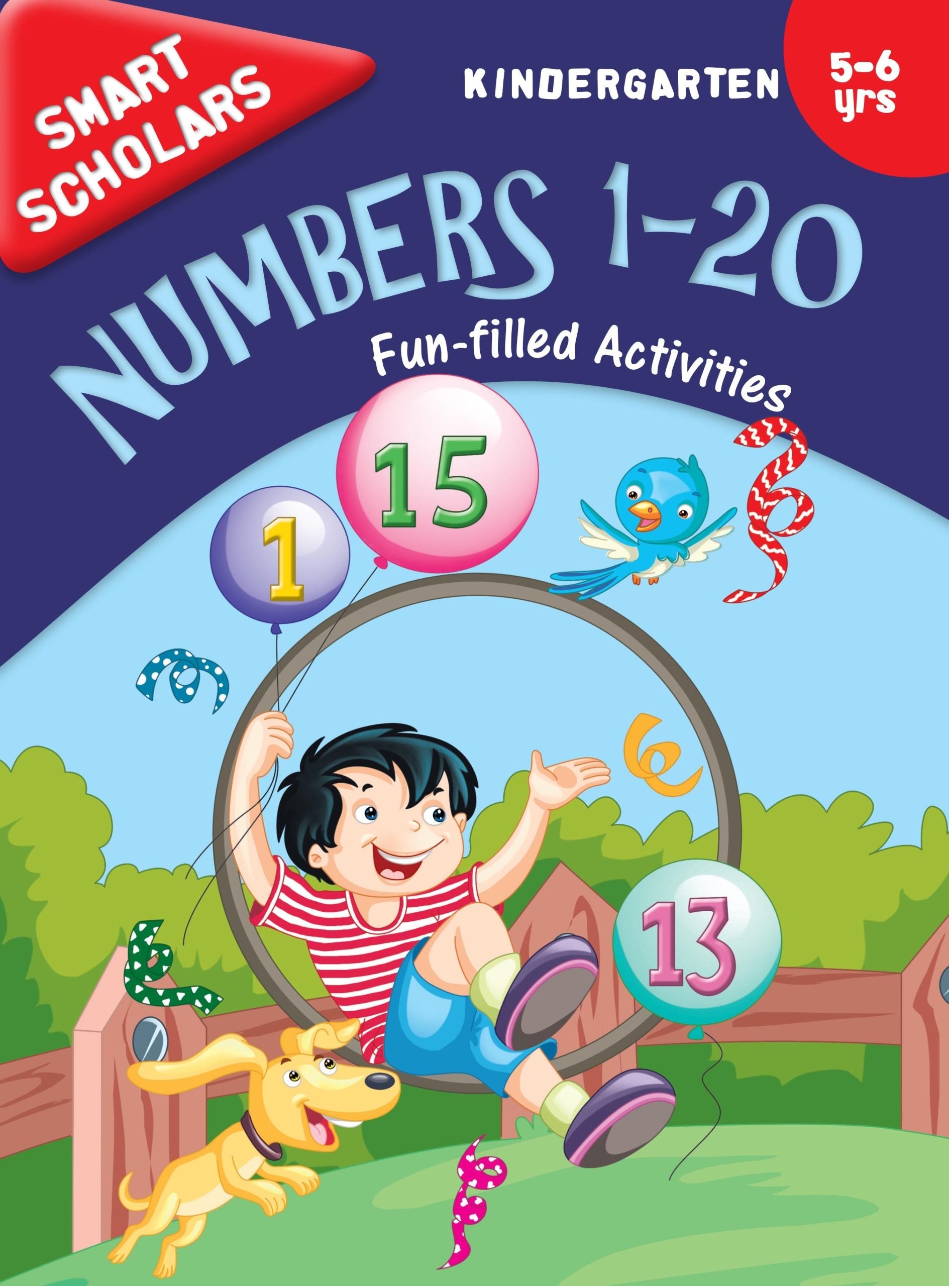 Smart Scholars Kindergarten Numbers 1-20 - Om Books - Swadesiicart