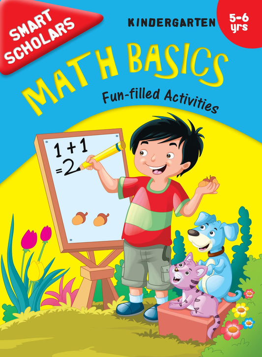 Smart Scholars Kindergarten Math Basics - Om Books - Swadesiicart