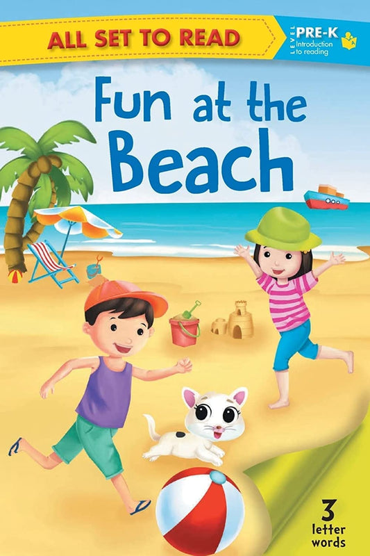 All set to Read PRE K Fun at the Beach - Om Books - Swadesiicart