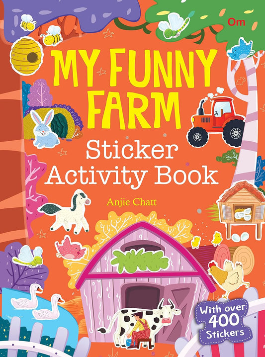 My Funny Farm Sticker Activity Book - Om Books - Swadesiicart