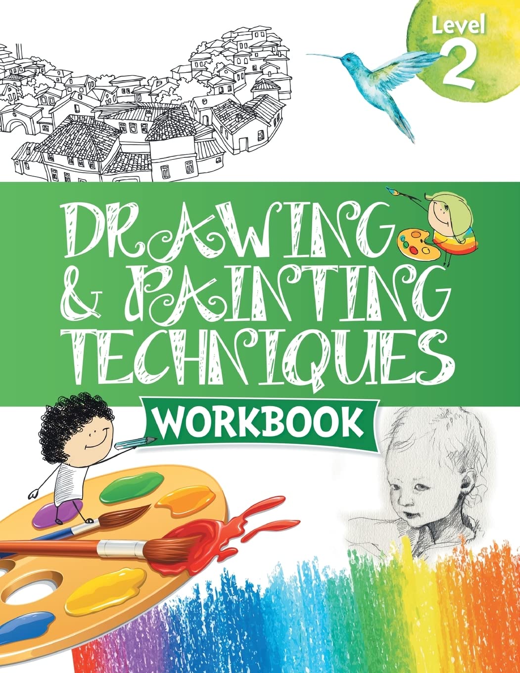 Drawing & Painting Techniques Workbook Grade 2 - Om Books - Swadesiicart