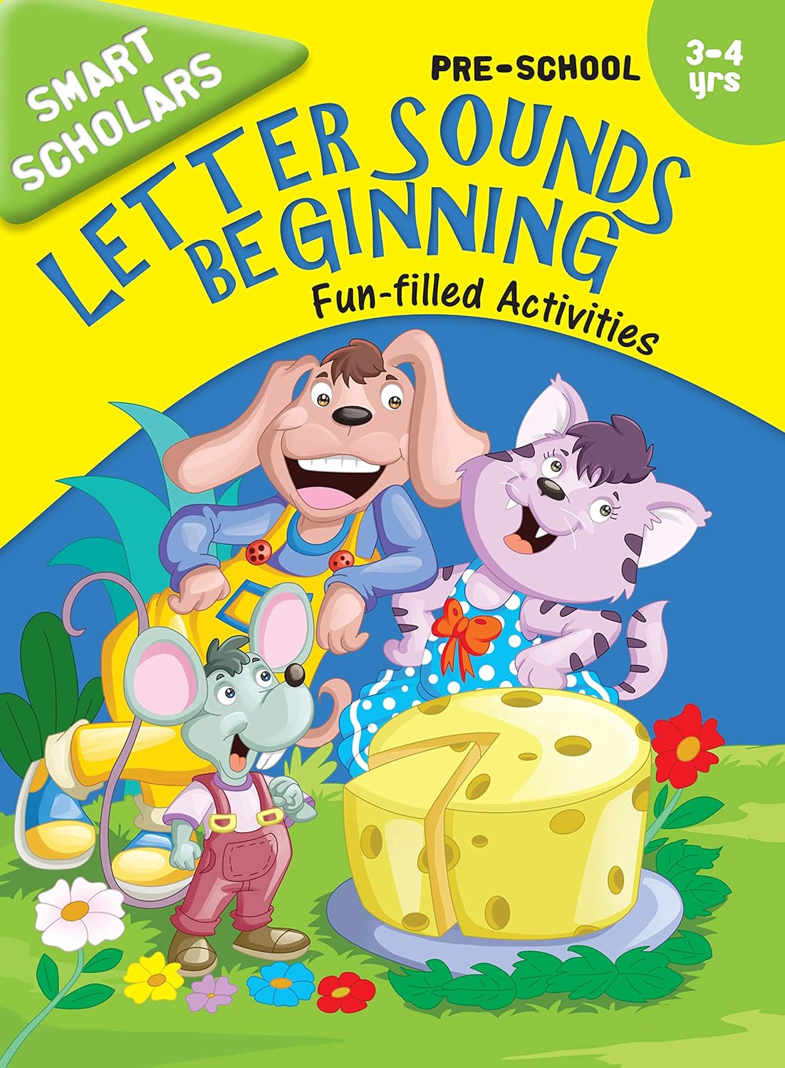 Smart Scholars Pre-School Letter Sounds Beginning - Om Books - Swadesiicart