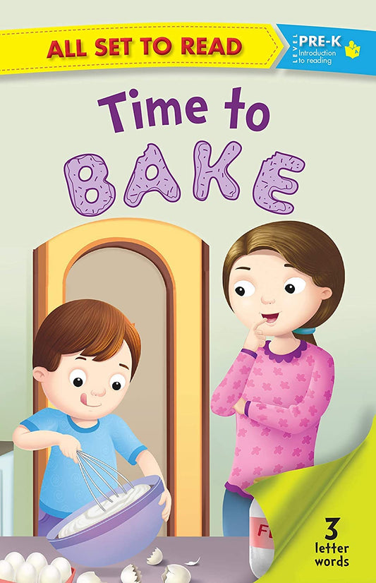 All set to Read PRE K Time to Bake - Om Books - Swadesiicart