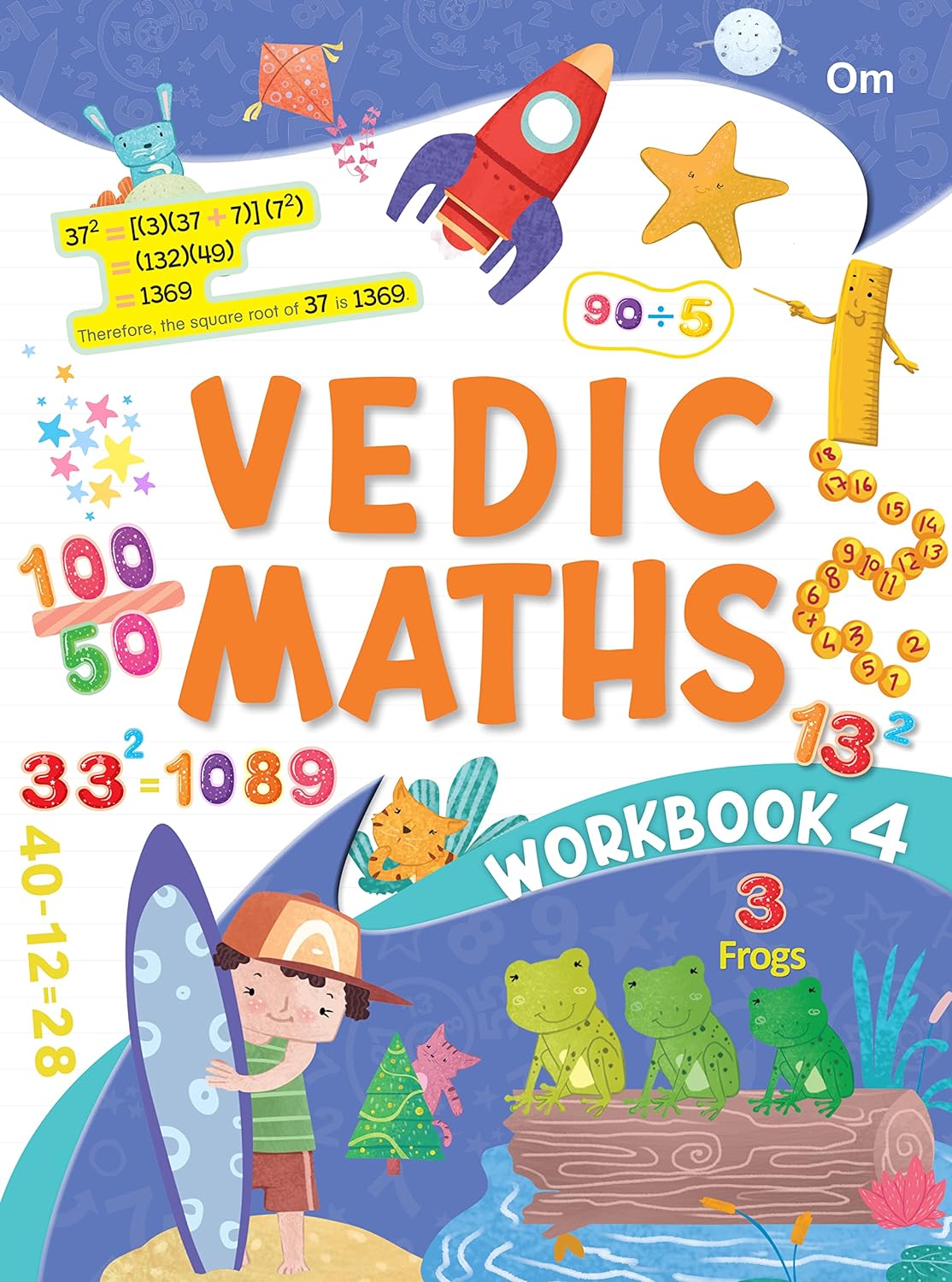 Vedic Maths Workbook 4 - Om Books - Swadesiicart