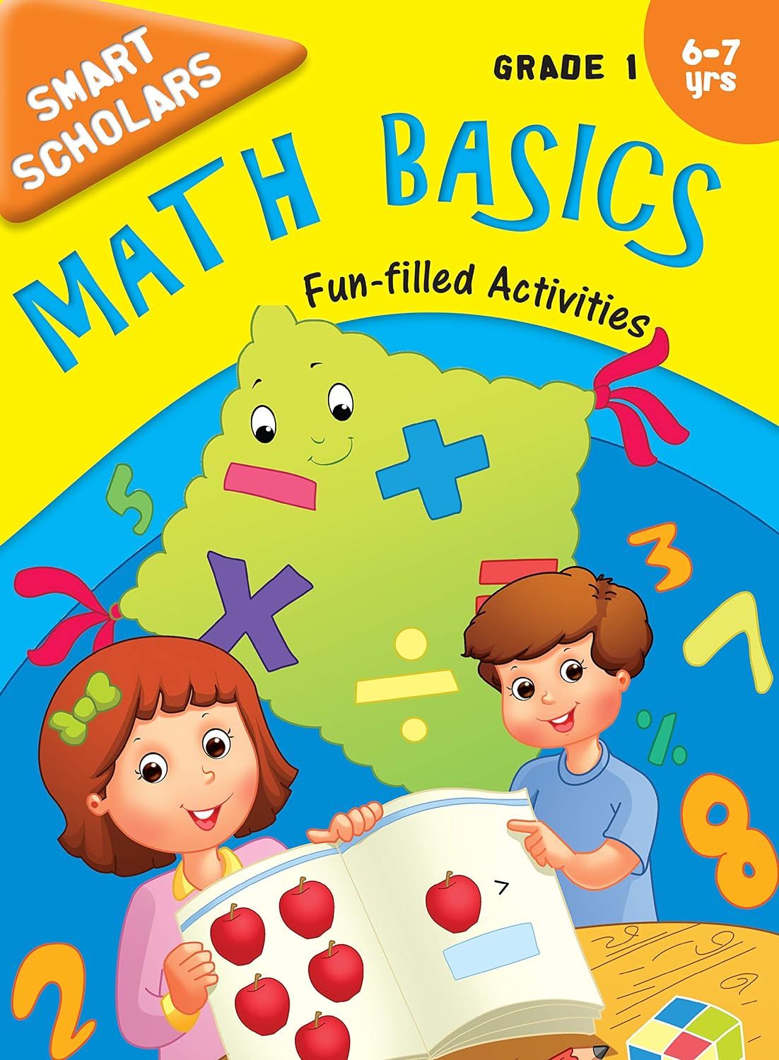 Smart Scholars Grade 1 Math Basics - Om Books - Swadesiicart