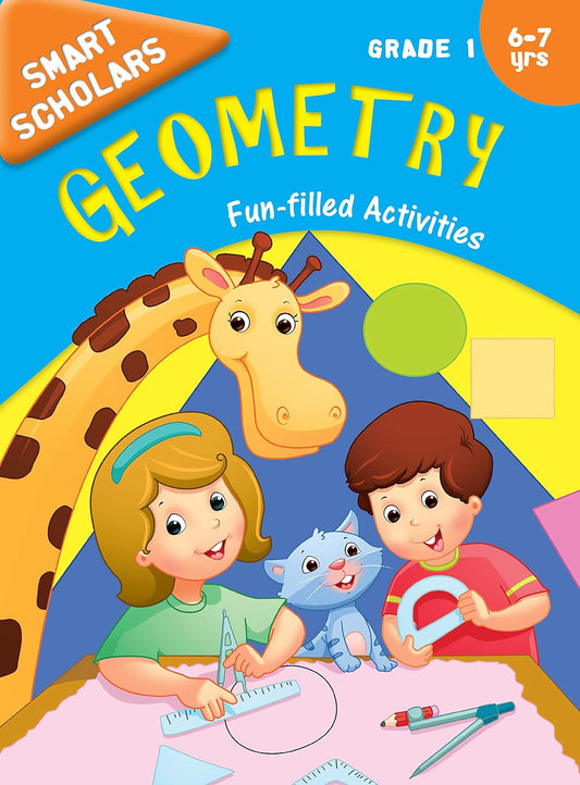 Smart Scholars Grade 1 Geometry - Om Books - Swadesiicart