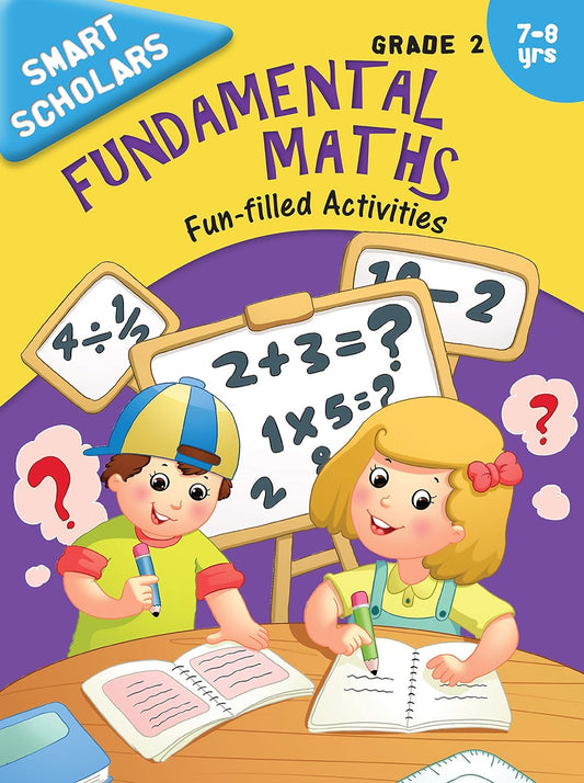 Smart Scholars Grade 2 Fundamental Maths - Om Books - Swadesiicart