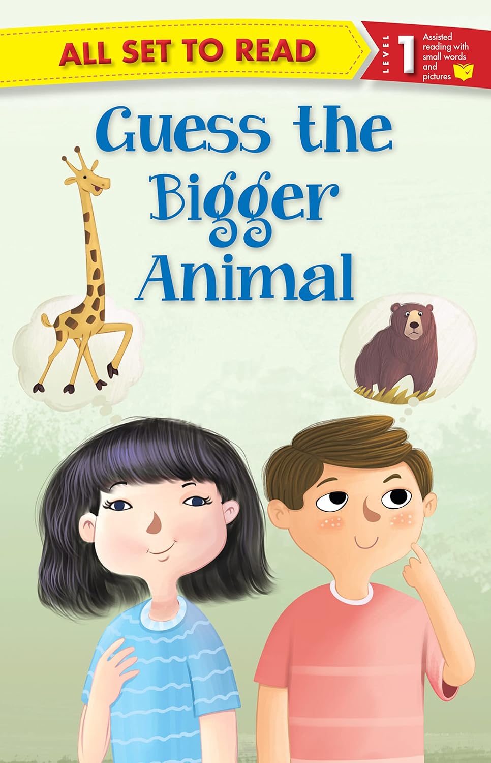 All set to Read Guess the Bigger Animal - Om Books - Swadesiicart