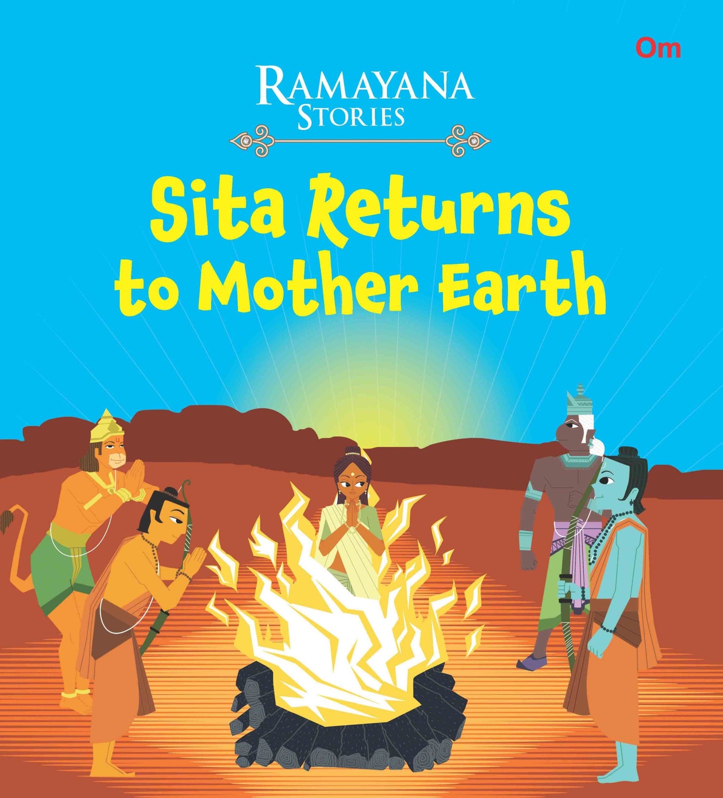 Sita Returns to Mother Earth : Ramayana Stories - Om Books - Swadesiicart