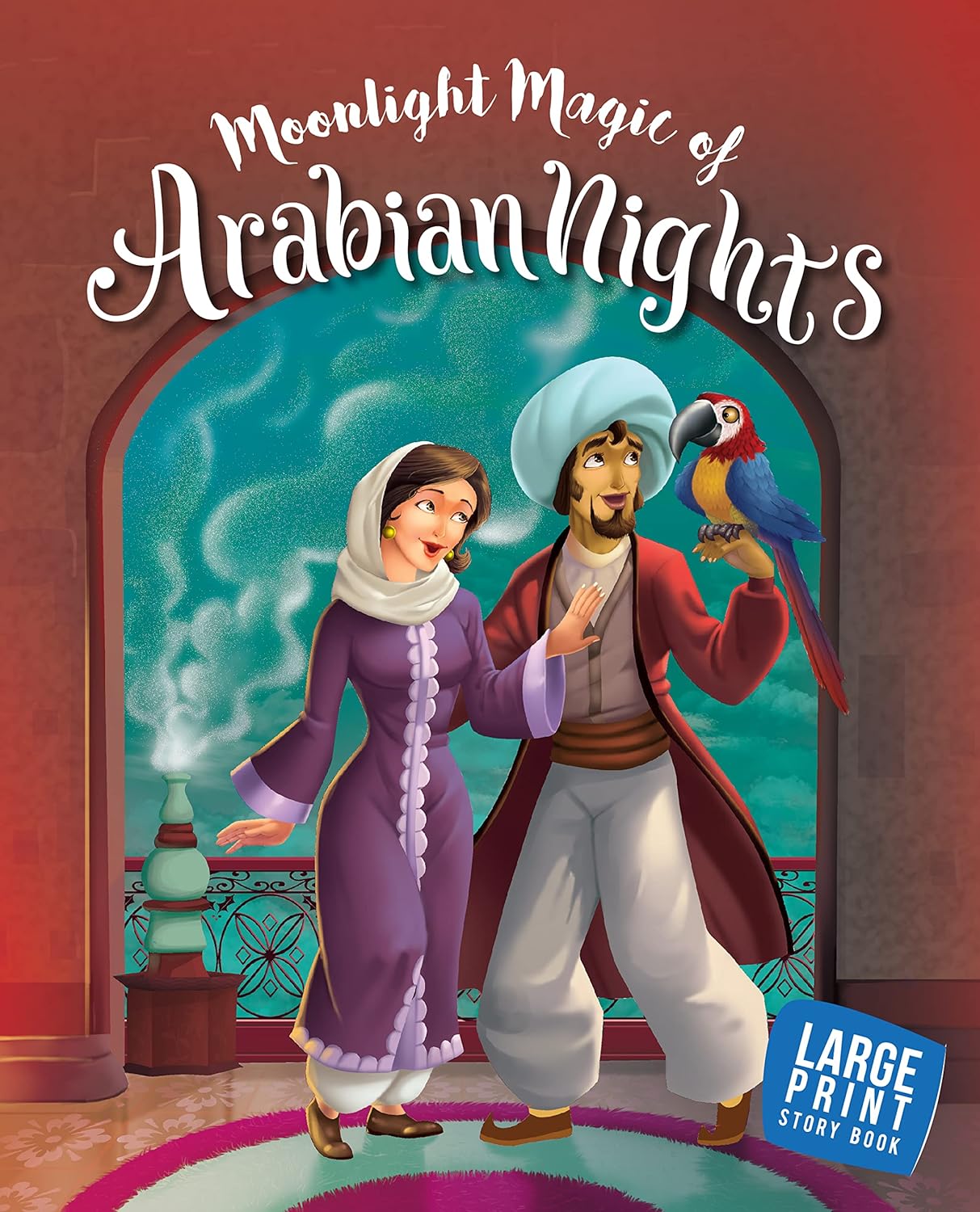 Moonlight Magic of Arabian Nights : Large Print - Om Books - Swadesiicart