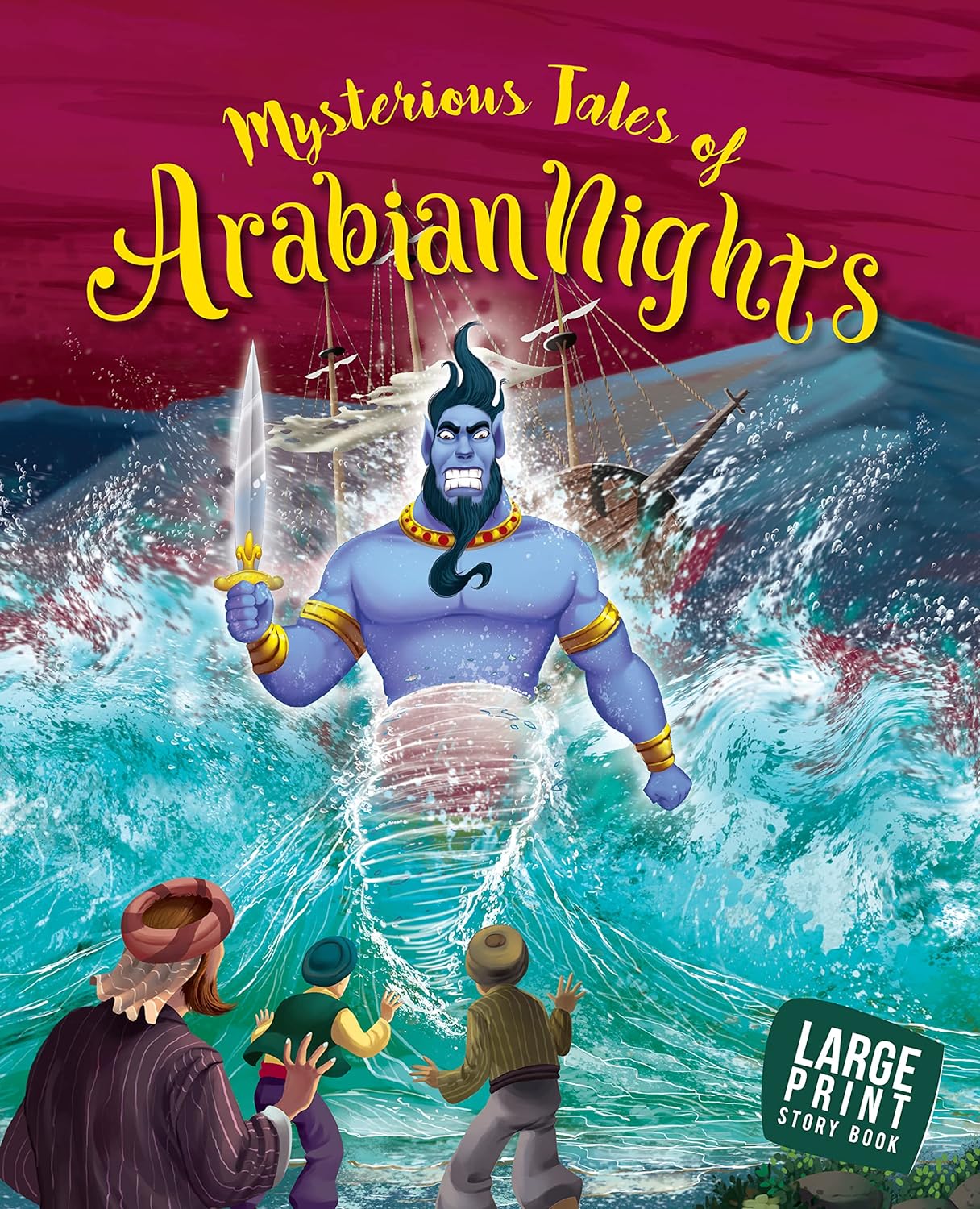 Mysterious Tales of Arabian Nights : Large Print - Om Books - Swadesiicart