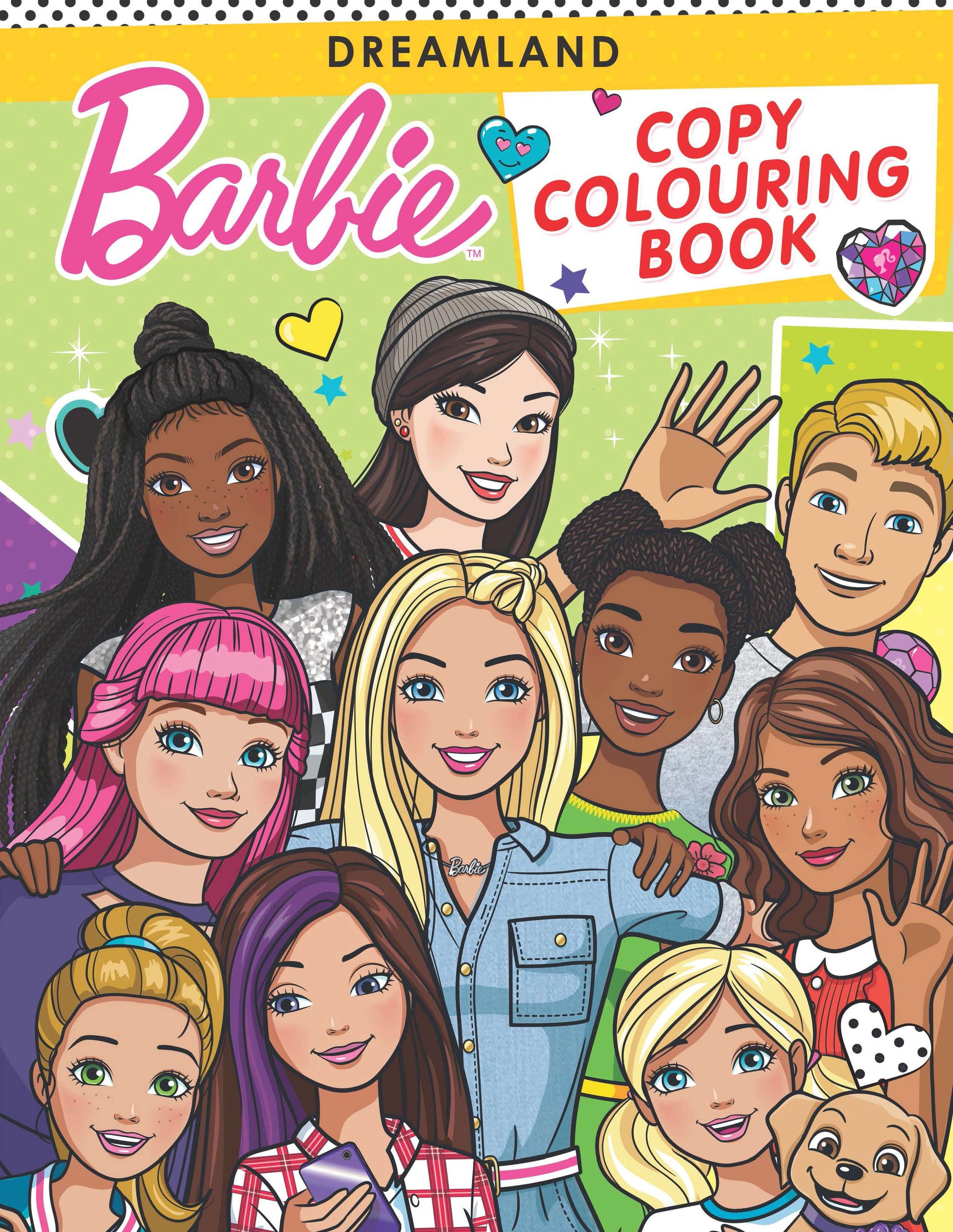 Dreamland Publications Barbie Copy Colouring Book | Swadesiicart