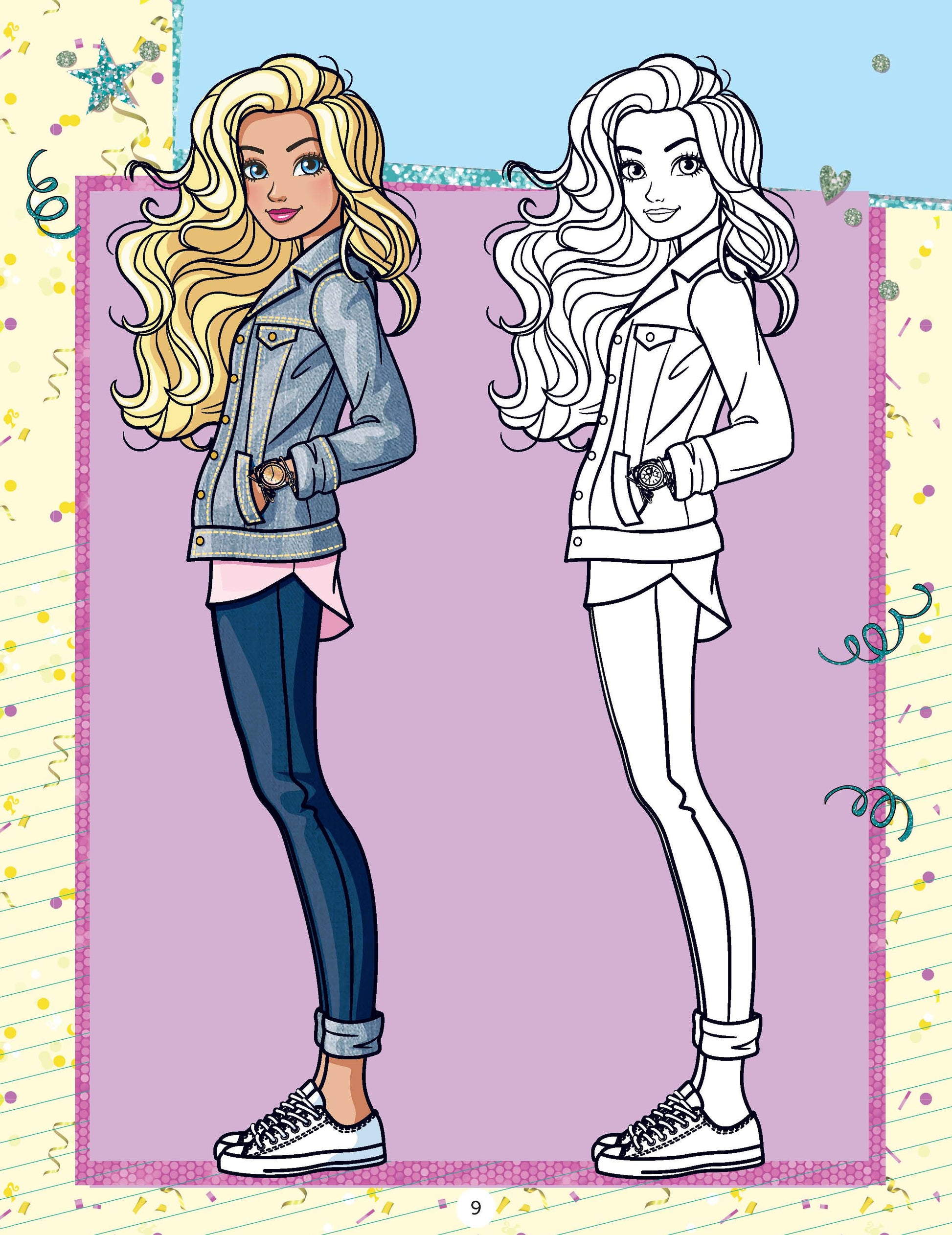 Dreamland Publications Barbie Copy Colouring Book | Swadesiicart