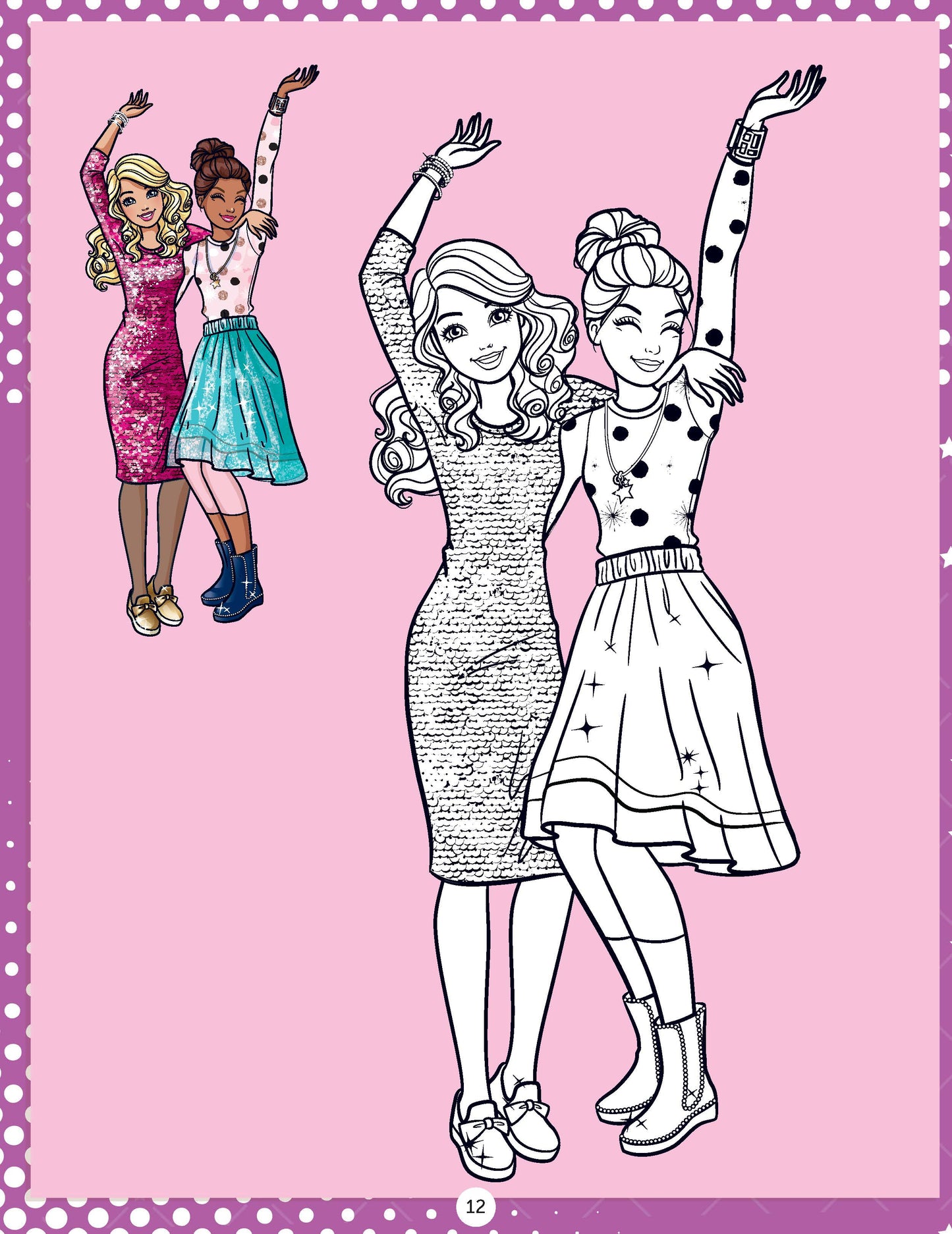 Dreamland Publications Barbie Copy Colouring Book | Swadesiicart
