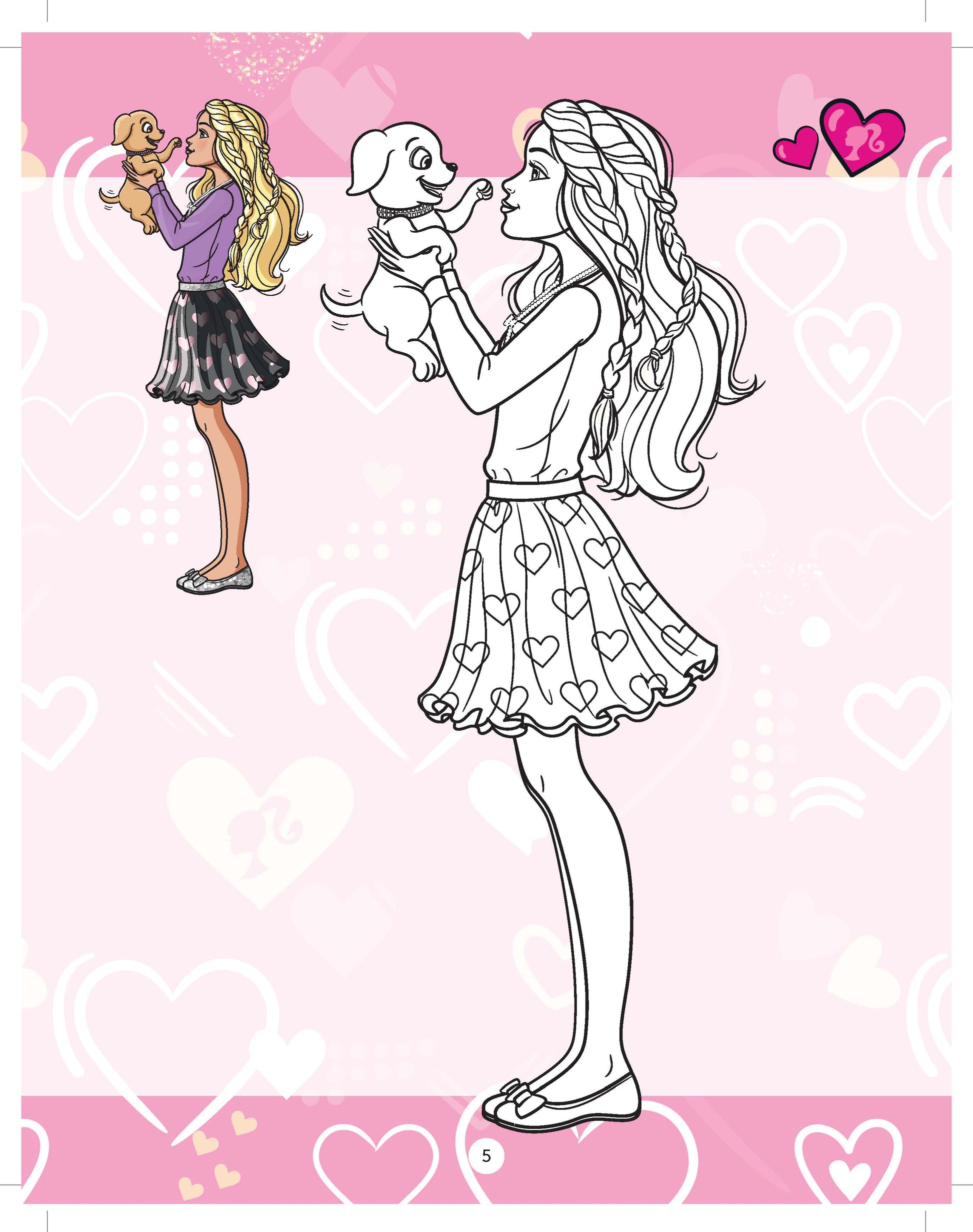 Dreamland Publications Barbie Copy Colouring Book | Swadesiicart