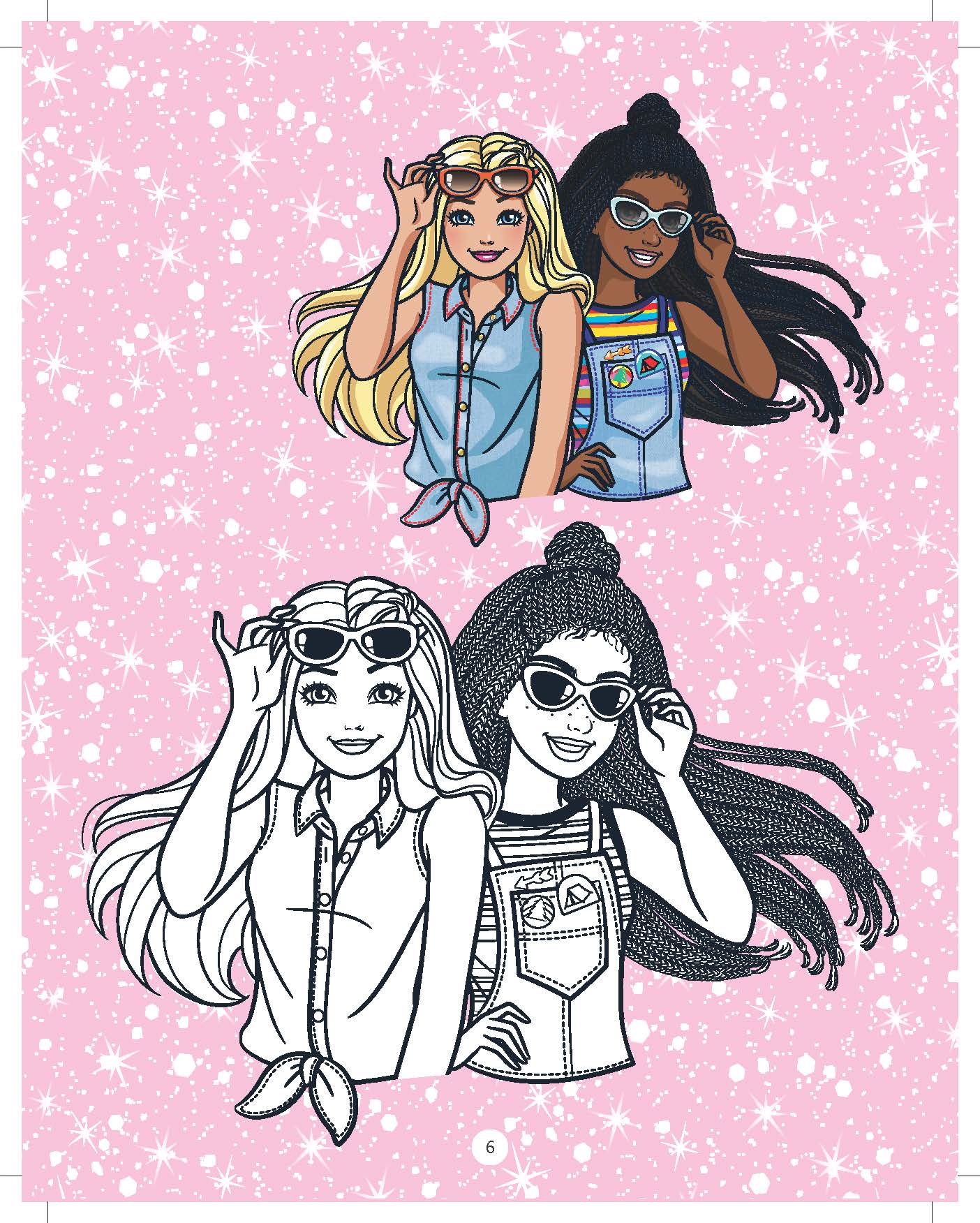 Dreamland Publications Barbie Copy Colouring Book | Swadesiicart