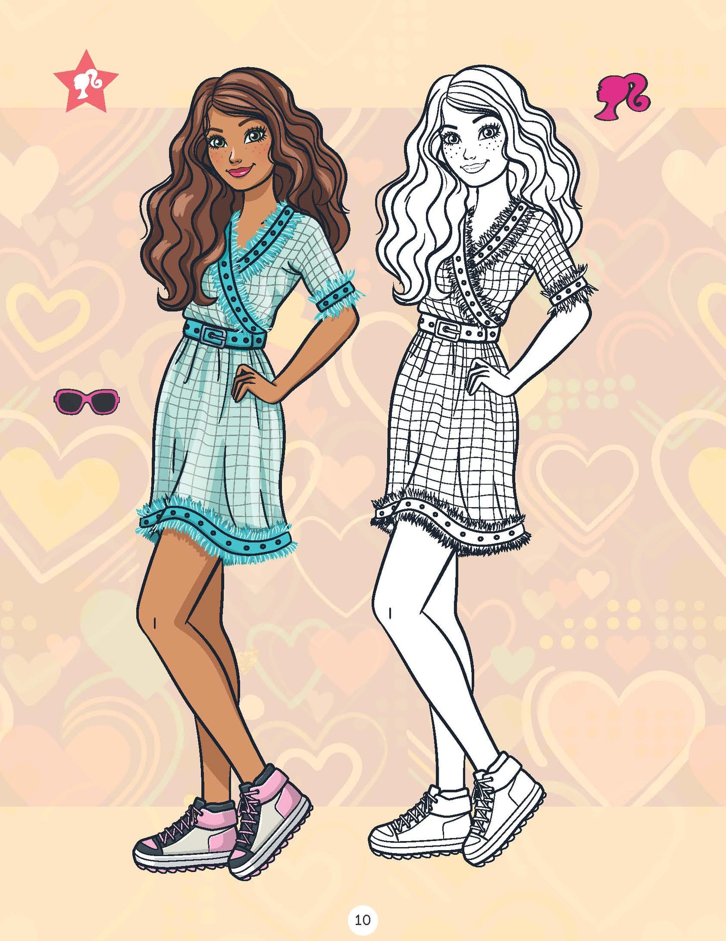 Dreamland Publications Barbie Copy Colouring Book | Swadesiicart