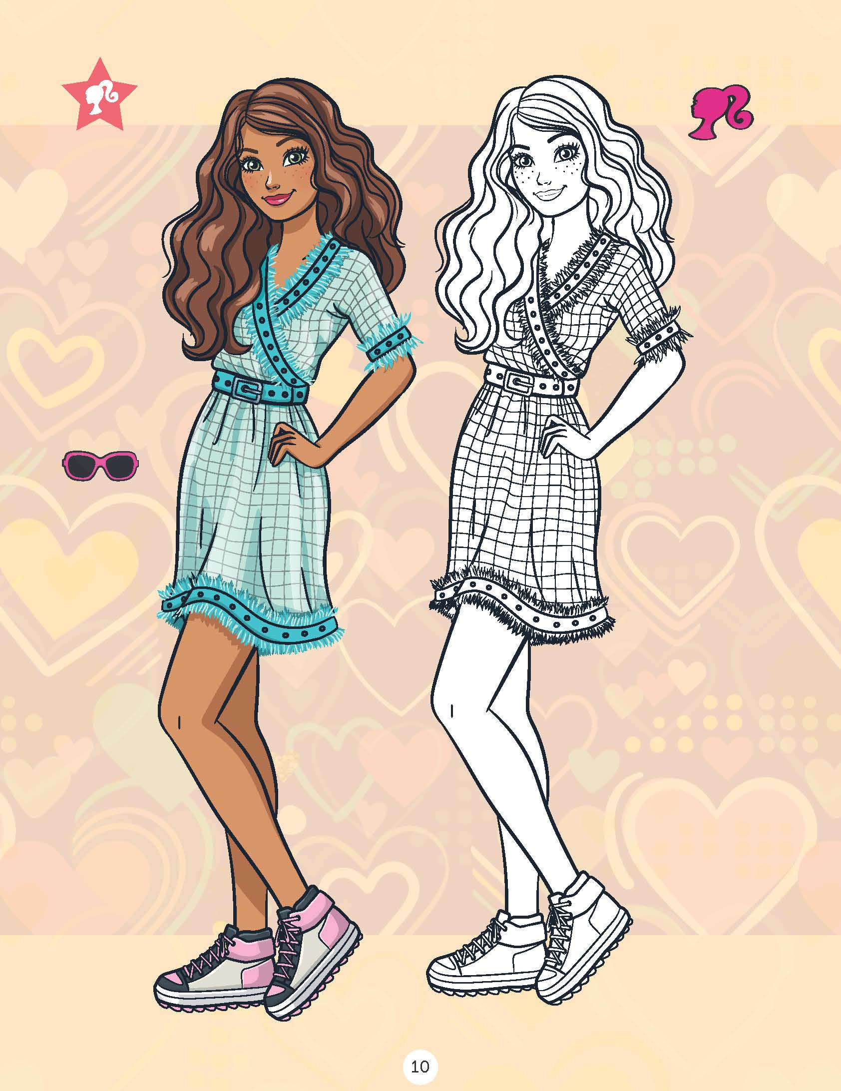 Dreamland Publications Barbie Copy Colouring Book | Swadesiicart
