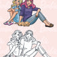 Dreamland Publications Barbie Copy Colouring Book | Swadesiicart