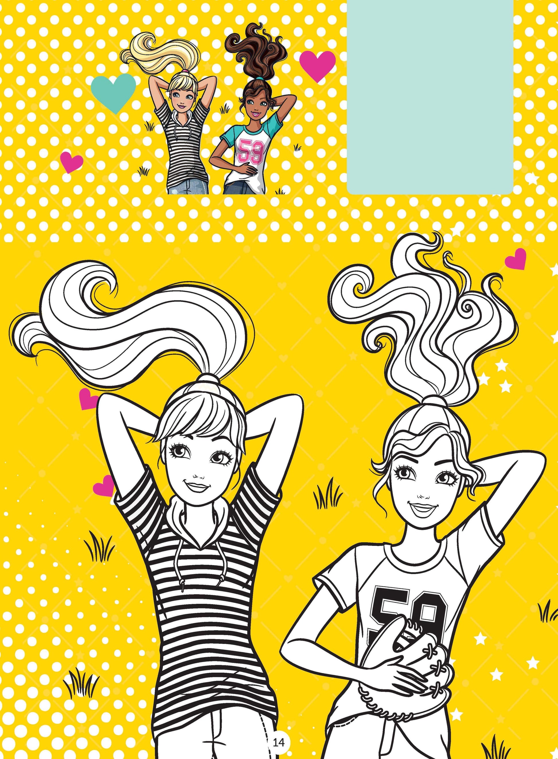 Dreamland Publications Barbie Copy Colouring Book | Swadesiicart