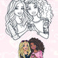 Dreamland Publications Barbie Copy Colouring Book | Swadesiicart
