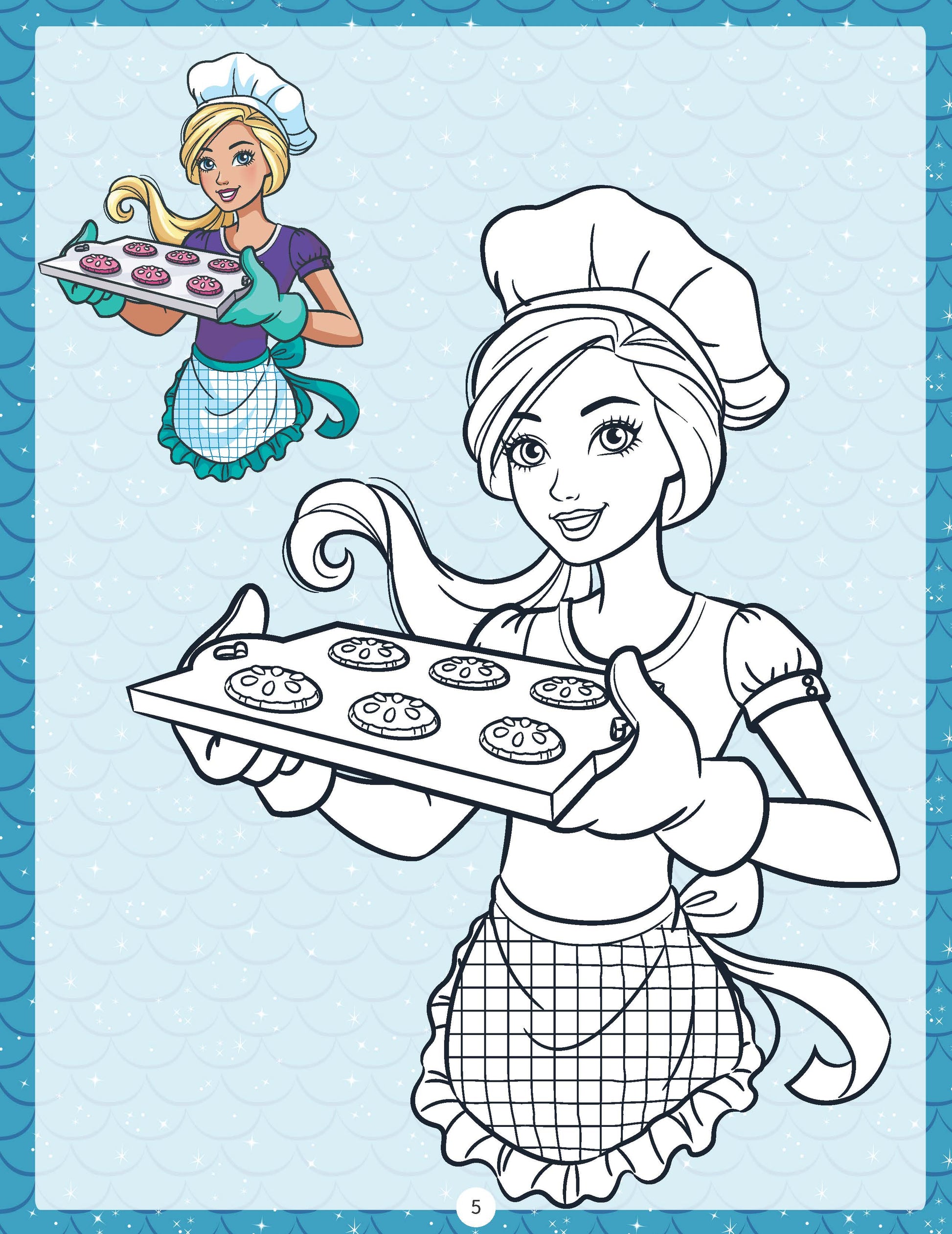 Dreamland Publications Barbie Copy Colouring Book | Swadesiicart