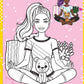 Dreamland Publications Barbie Copy Colouring Book | Swadesiicart