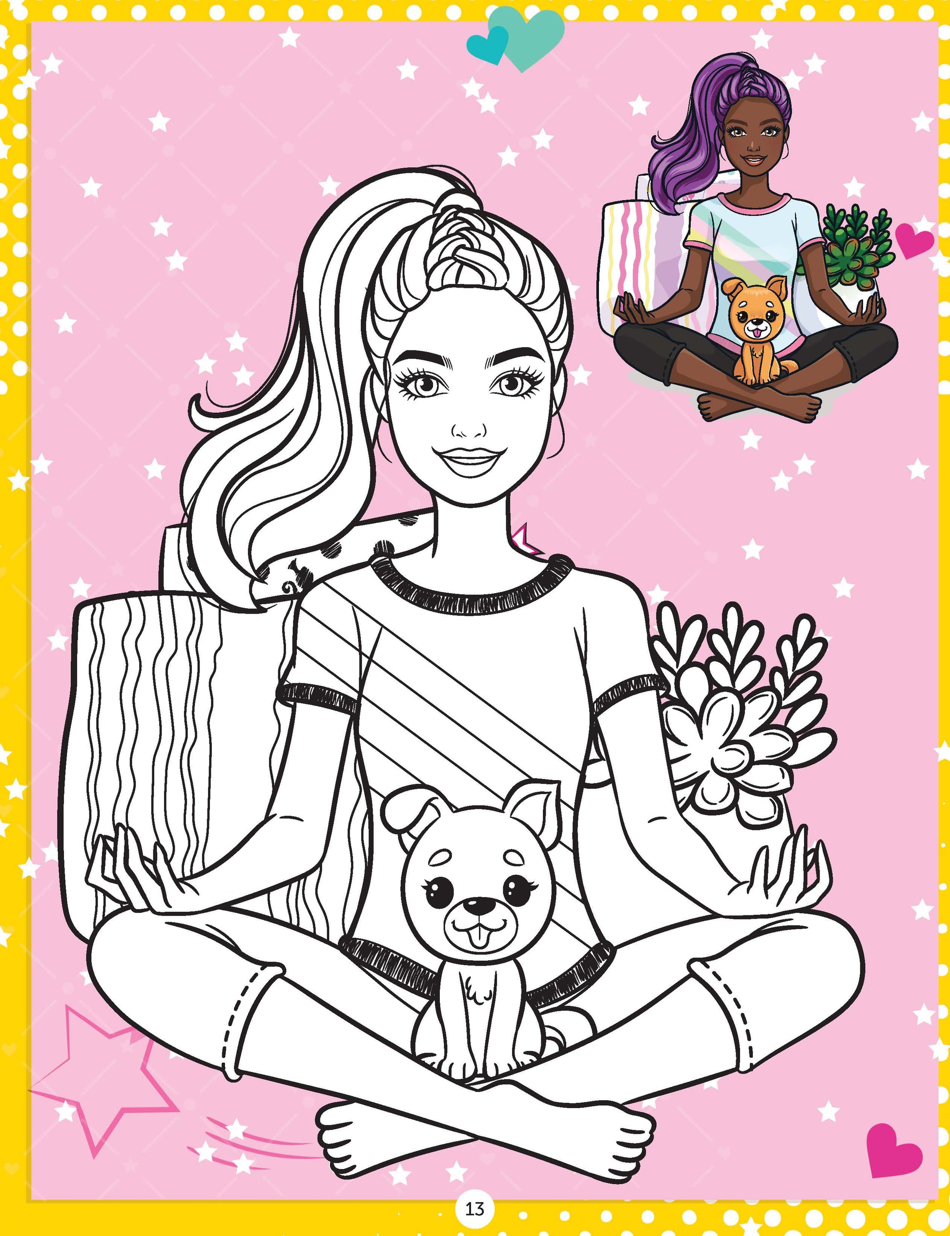 Dreamland Publications Barbie Copy Colouring Book | Swadesiicart