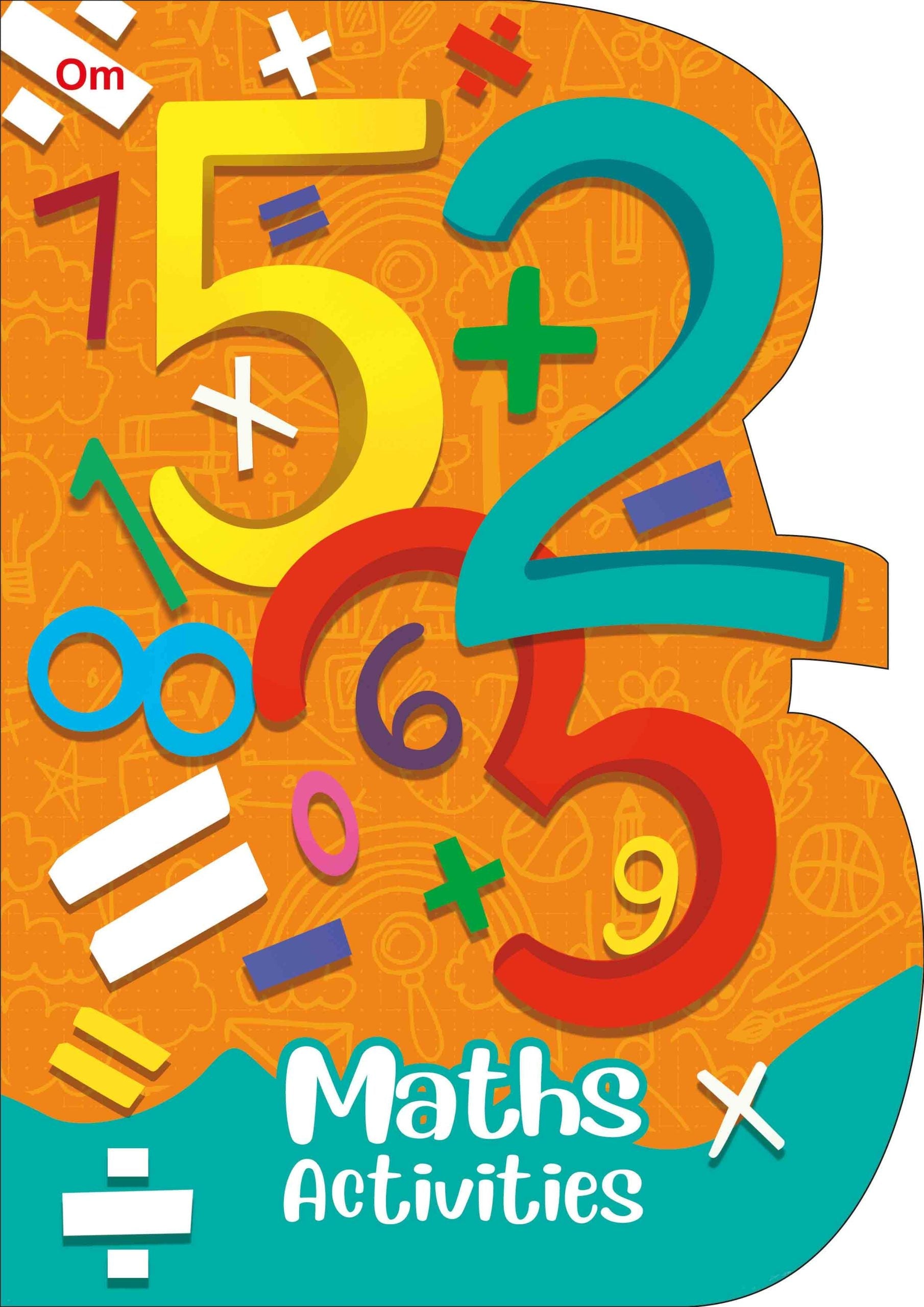 Maths Activities: Cutout Activities book - Activity book for Children - Om Books - Swadesiicart