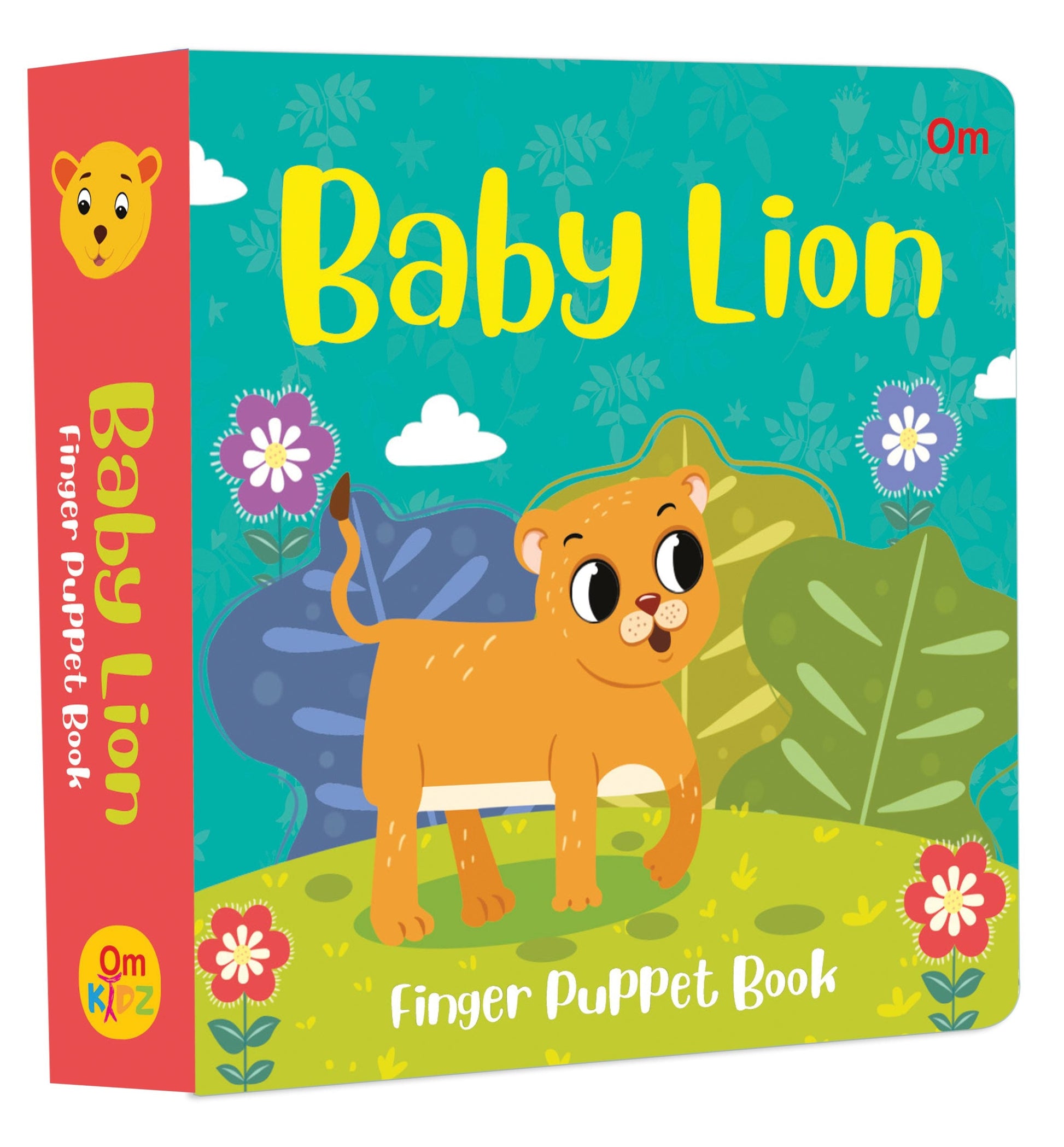Baby lion Finger Puppet Book - Om Books - Swadesiicart