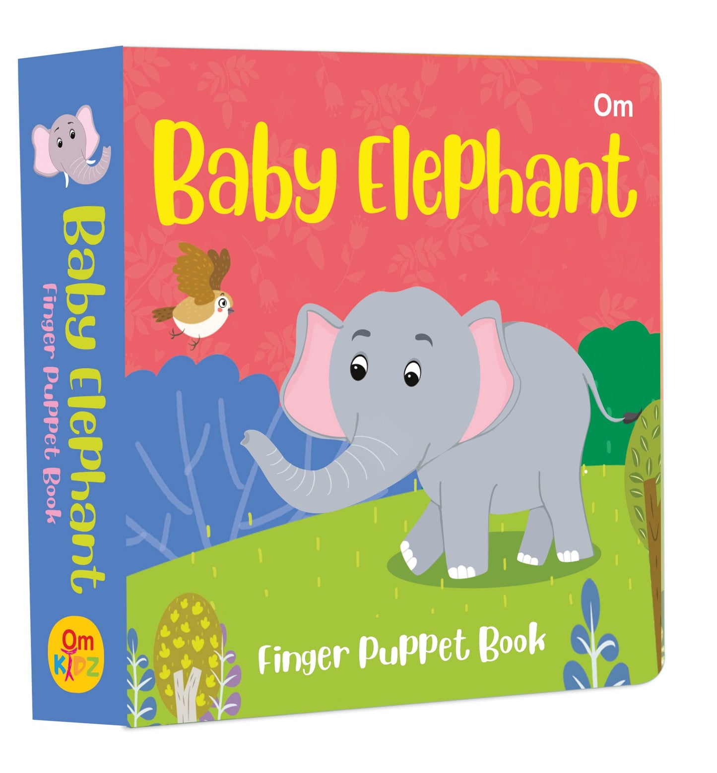 Baby Elephant Finger Puppet Book - Om Books - Swadesiicart