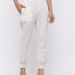 Juniper Women White Rayon Flex Solid Slim Fit Pant/Slim Pant | Swadesiicart