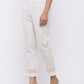 Juniper Women White Rayon Flex Solid Slim Fit Pant/Slim Pant | Swadesiicart