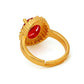 Ruby Raang Red Stone Ring | Swadesiicart