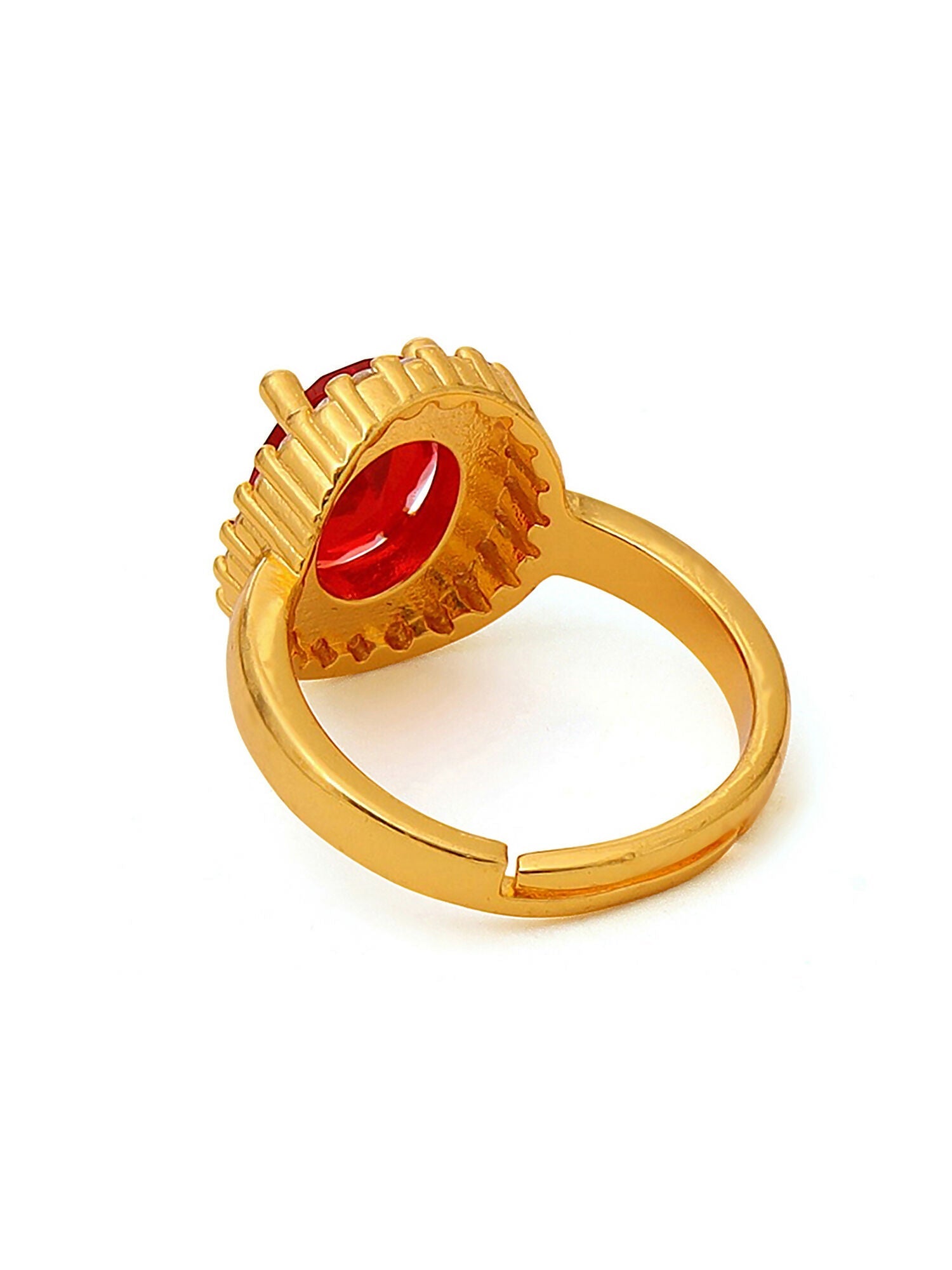 Ruby Raang Red Stone Ring | Swadesiicart