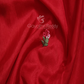 Vibrant Bright Red With Floral Motifs Pure Dola Silk Saree By Gayathri Reddy Designer Studio | Swadesiicart