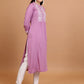 Vishudh Floral Embroidered Straight Kurta - Swadesiicart