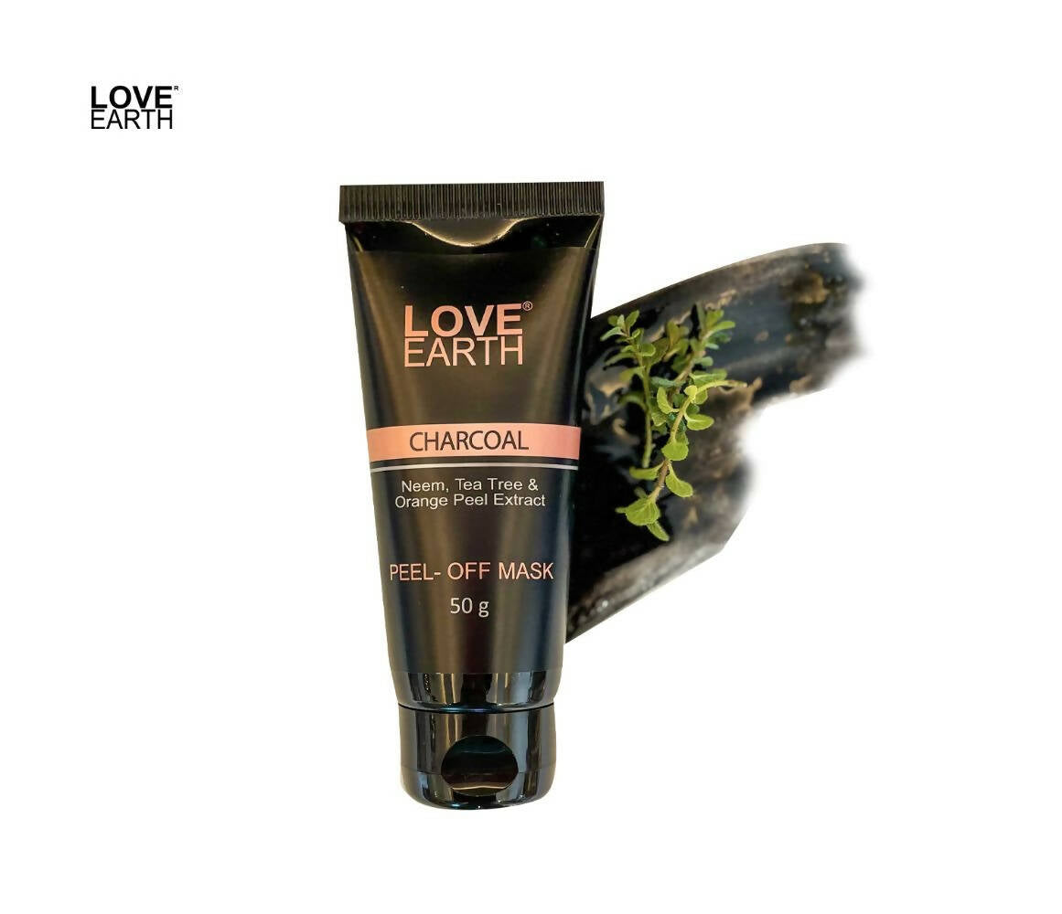 Love Earth Charcoal Peel-Off Mask | Swadesiicart