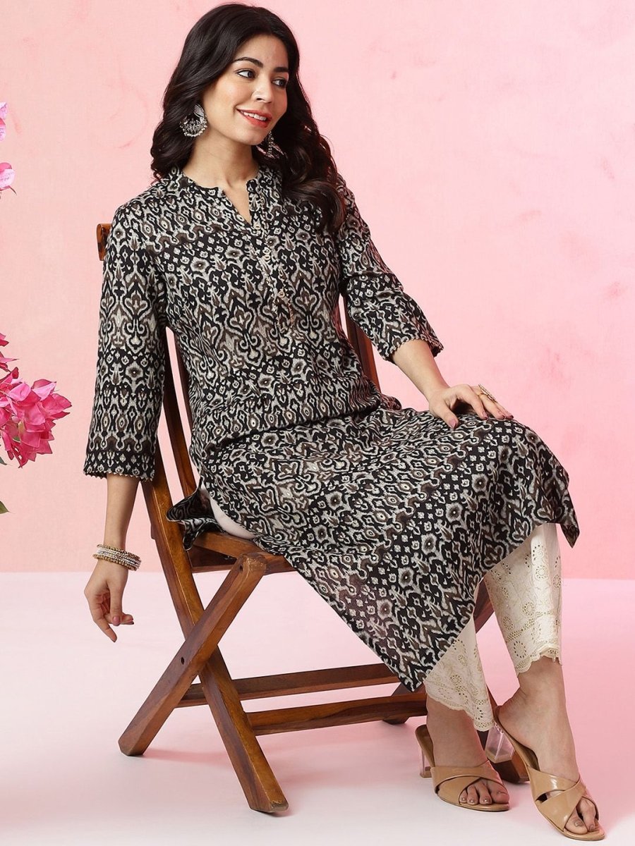 Anouk Women Ethnic Motifs Printed Kurta - Swadesiicart