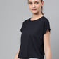 MKH Typography Printed Extended Sleeves Dri-FIT Relaxed Fit T-shirt - Swadesiicart