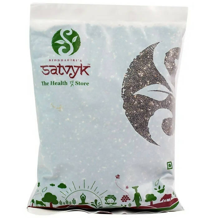 Siddhagiri's Satvyk Black Chia Seeds - Siddhagiri Swasthya