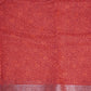Light Peach And Orange Colour Semi Chanderi Saree By Gayathri Reddy Designer Studio | Swadesiicart