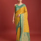 Monjolika Fashion Glamour And Tradition With This Mustard Color Zari Woven Banarasi Tissue Silk Saree | Swadesiicart