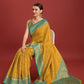 Monjolika Fashion Glamour And Tradition With This Mustard Color Zari Woven Banarasi Tissue Silk Saree | Swadesiicart